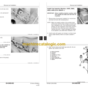 John Deere 540G 640G 740G Skidder and 548G 648G 748G Grapple Skidder Repair Technical Manual