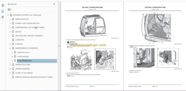 Hitachi ZX350-7G Technical and Workshop Manual