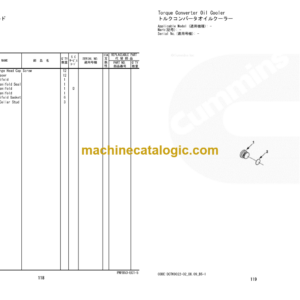 Hitachi ZW310-6 ZW330-6 (PNFB50-EG1-5) Wheel Loader Engine Parts Catalog