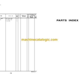 Hitachi ZW330-5B Wheel Loader Equipment Components Parts Catalog (PNGB60-E1-1)