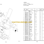 Hitachi TPD60E TPD80E TPD80EH TPD90E TPD90EH TPD110E TPD110EH Vibratory Plate Parts Catalog