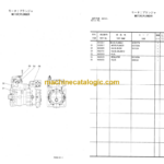 Hitachi Sumitomo SCX800-2 Equipment Components Parts Catalog
