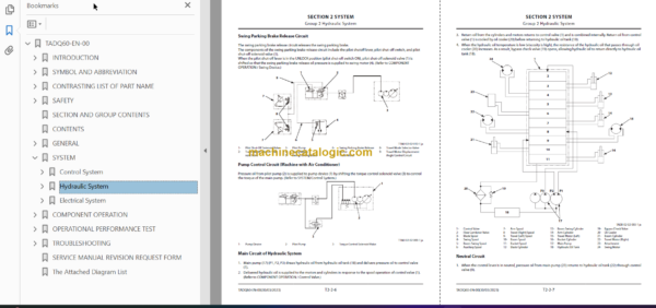 Hitachi ZX30U-5B Hydraulic Excavator Technicial and Workshop Manual