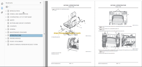 Hitachi ZX155W-7 Technical and Workshop Manual