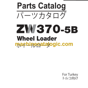 Hitachi ZW370-5B Wheel Loader (PNHE90-1-1) Parts Catalog