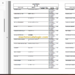Hitachi ZW180-6 180PL-6 Wheel Loader Engine Parts Catalog