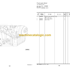 Hitachi ZC120S-6 Single Drum Vibratory Roller Engine Parts Catalog