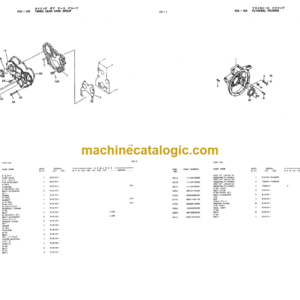 Hitachi ZW180-G Wheel Loader Engine Parts Catalog