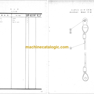 Hitachi KH150-2-45S DIRECT COUPLED TYPE PILE DRIVER Parts Catalog