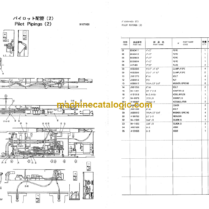 Hitachi KH500-3 Joy-Stick Lever Parts Catalog