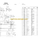 Hitachi KH500-3 Joy-Stick Lever Parts Catalog