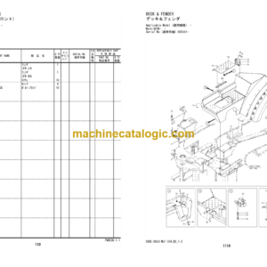 Hitachi ZW370-5B Wheel Loader (PNHE90-1-1) Parts Catalog