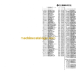 Hitachi KH500-3 Joy-Stick Lever Parts Catalog