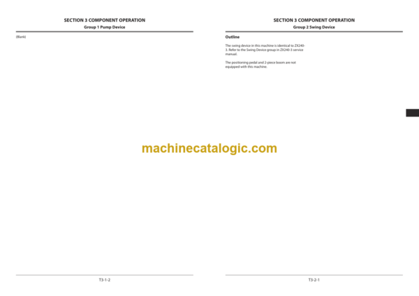 Hitachi ZX250W-3 Service Manual