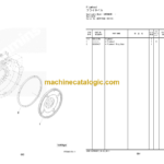 Hitachi ZC120S-6 Single Drum Vibratory Roller Engine Parts Catalog