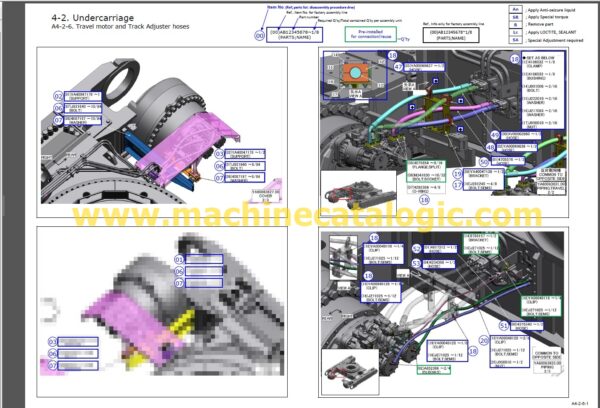 Hitachi EX8000-7 ASSEMBLY PROCEDURE MANUAL