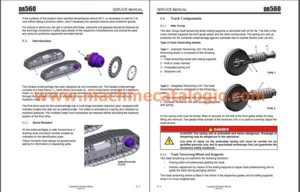 Sandvik DR560 Drill Service Manual