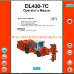 Sandvik DL430-7C Drilling Rig Service and Parts Manual