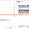 Hitachi Medium Excavator Service and Parts Manual Full PDF SET 2024