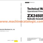 Hitachi Medium Excavator Service and Parts Manual Full PDF SET 2024