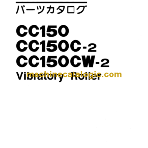 Hitachi CC150 CC150C-2 CC150CW-2 Vibratory Roller Parts Catalog