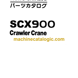 Hitachi Sumitomo SCX900 Crawler Crane Parts Catalog