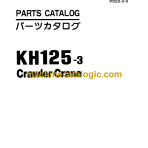 Hitachi KH125-3 Crawler Crane Parts Catalog