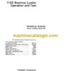 John Deere 710D Backhoe Loader Operation and Test Technical Manual