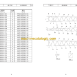 Hitachi Sumitomo SCX700E Bracing List