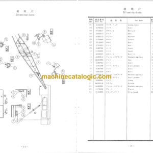 Hitachi KH500 Dragline Parts Catalog