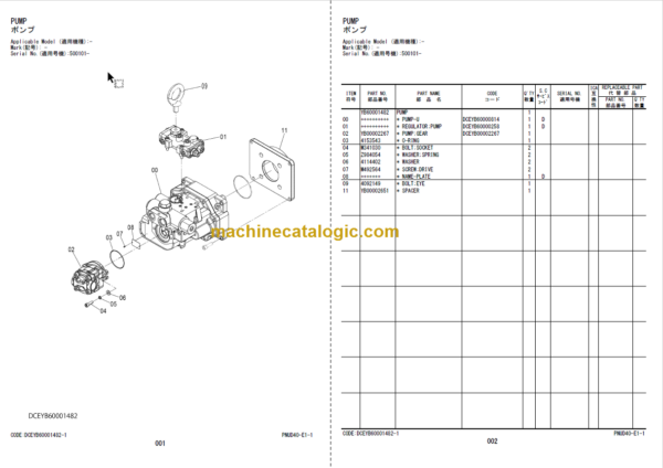 Hitachi ZW220-7 Wheel Loader (CUMMINS ENGINE) Parts Catalog