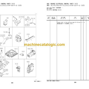 Hitachi ZW550-6 Wheel Loader Engine Parts Catalog