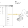 Hitachi TPD40RF TPD50RF TPD50RH RPD60RF TPD60RH Vibratory Plate Parts Catalog