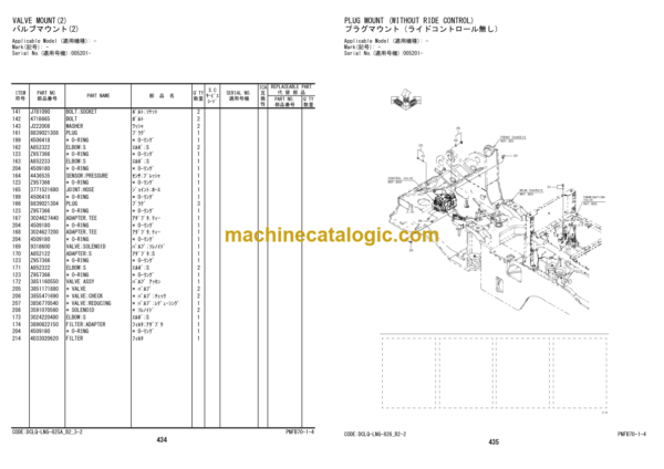 Hitachi ZW310-6 Wheel Loader (PNFB70-1-4) Parts Catalog