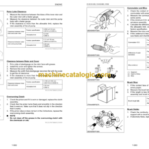 Hitachi D1703-MDI-E4B E4G Engine Manual