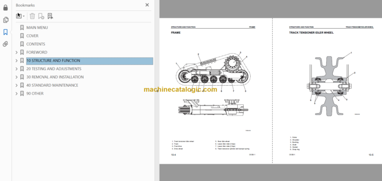 Komatsu CK30-1 Compact Track Loader Shop Manual