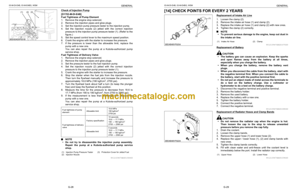 Hitachi D1703-MDI-E4B E4G Engine Manual