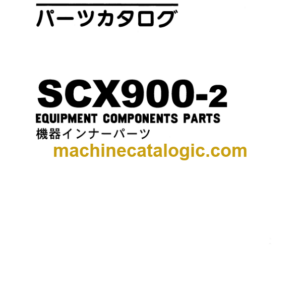 Hitachi Sumitomo SCX900-2 Equipment Components Parts Catalog