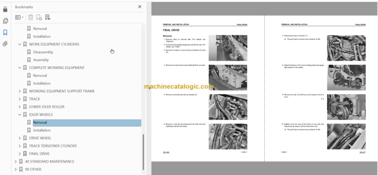 Komatsu CK30-1 Compact Track Loader Shop Manual