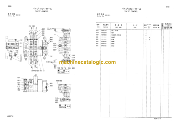 Hitachi Sumitomo SCX900-2 Equipment Components Parts Catalog