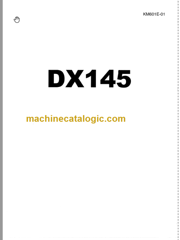 Hitachi DX145 Crawler Dozer Service Manual