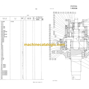 Hitachi KH500L KH500L-PD Equipment Components Parts Catalog