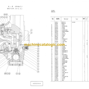 Hitachi KH55 Equipment Components Parts Catalog