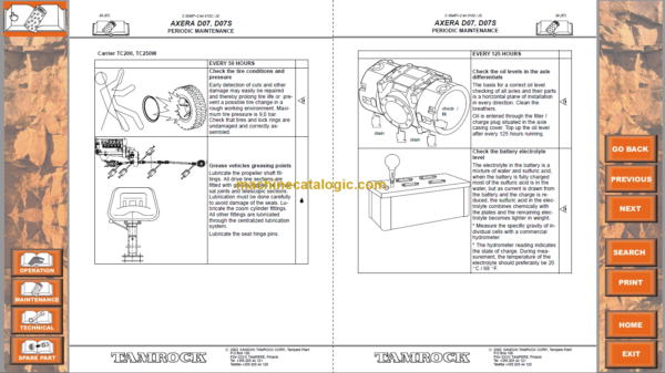 Sandvik AXERA D07–S 260 Maintenance Manual Serial No. 102D3839-1