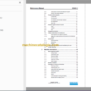 Sandvik DD421-60C Maintenance Manual Serial No. 116D46806-1