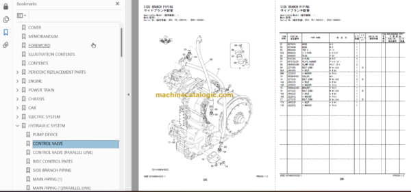 Hitachi ZW180-6 180PL-6 Wheel Loader (PPD850-1-2) Parts Catalog