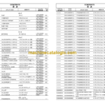Hitachi ZW180-5B Wheel Loader Equipment Components Parts Catalog