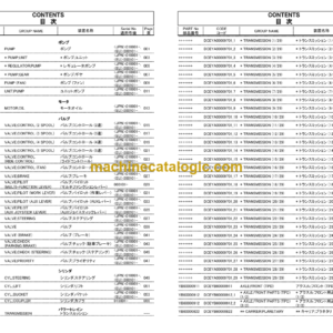 Hitachi ZW180-5B Wheel Loader Equipment Components Parts Catalog