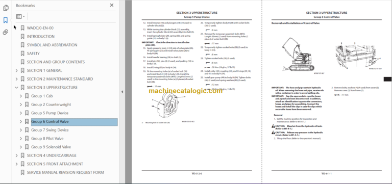 Hitachi ZX33U-6 Hydraulic Excavator Technicial and Workshop Manual