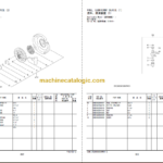 Hitachi ZV75R 75RL 85R Vibratory Rammer Engine Parts Catalog